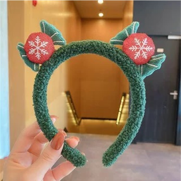Băng đô cài tóc Giáng Sinh Noel tuần lộc