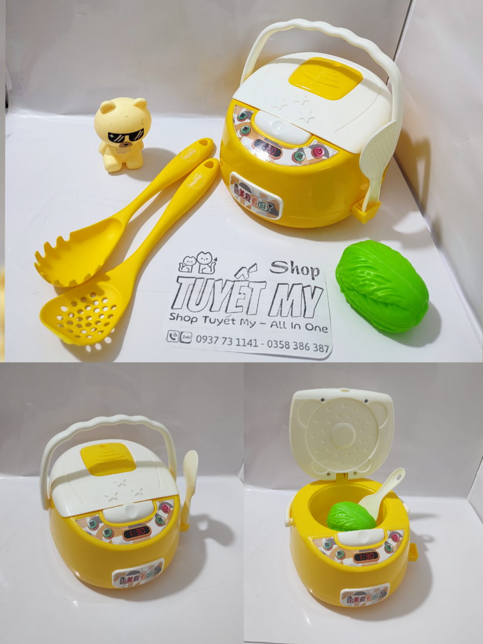 [HCM]Bộ đồ chơi nấu ăn nồi cơm điện siêu xinh.