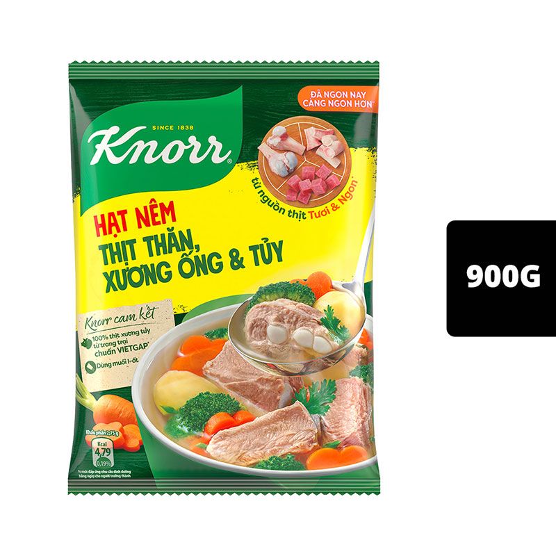[900g] HẠT NÊM THỊT THĂN XƯƠNG ỐNG VÀ TỦY [VN] KNORR Pork Seasoning