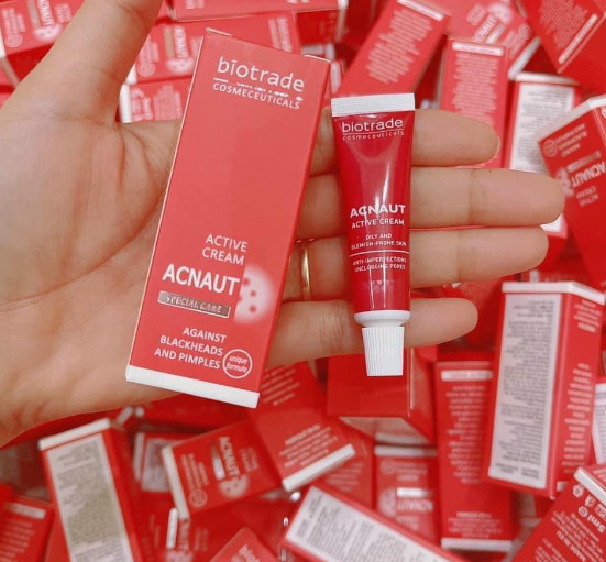 KEM GIẢM MỤN HOẠT TÍNH BIOTRADE ACNAUT ACTIVE CREAM 15ml