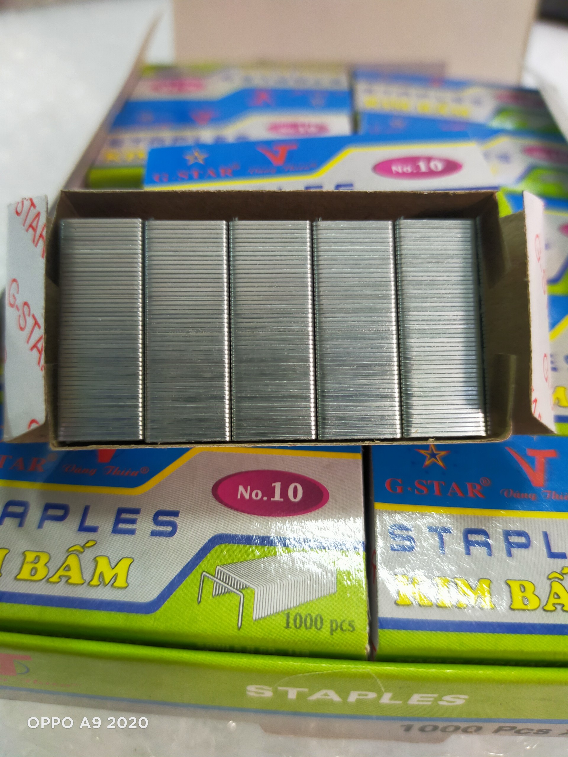 Combo 5 hộp kim bấm số 10 GSTAR No.10 (1 HỘP 1000 KIM)