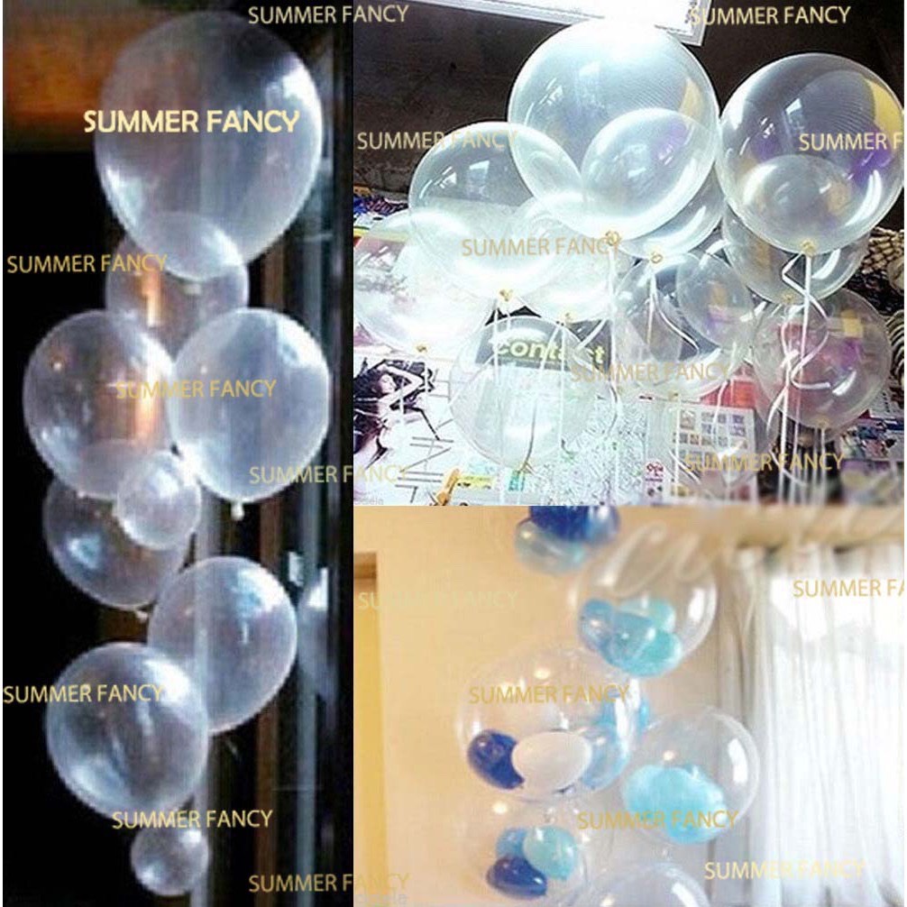 Bịch 10 Bóng trong suốt thái lan