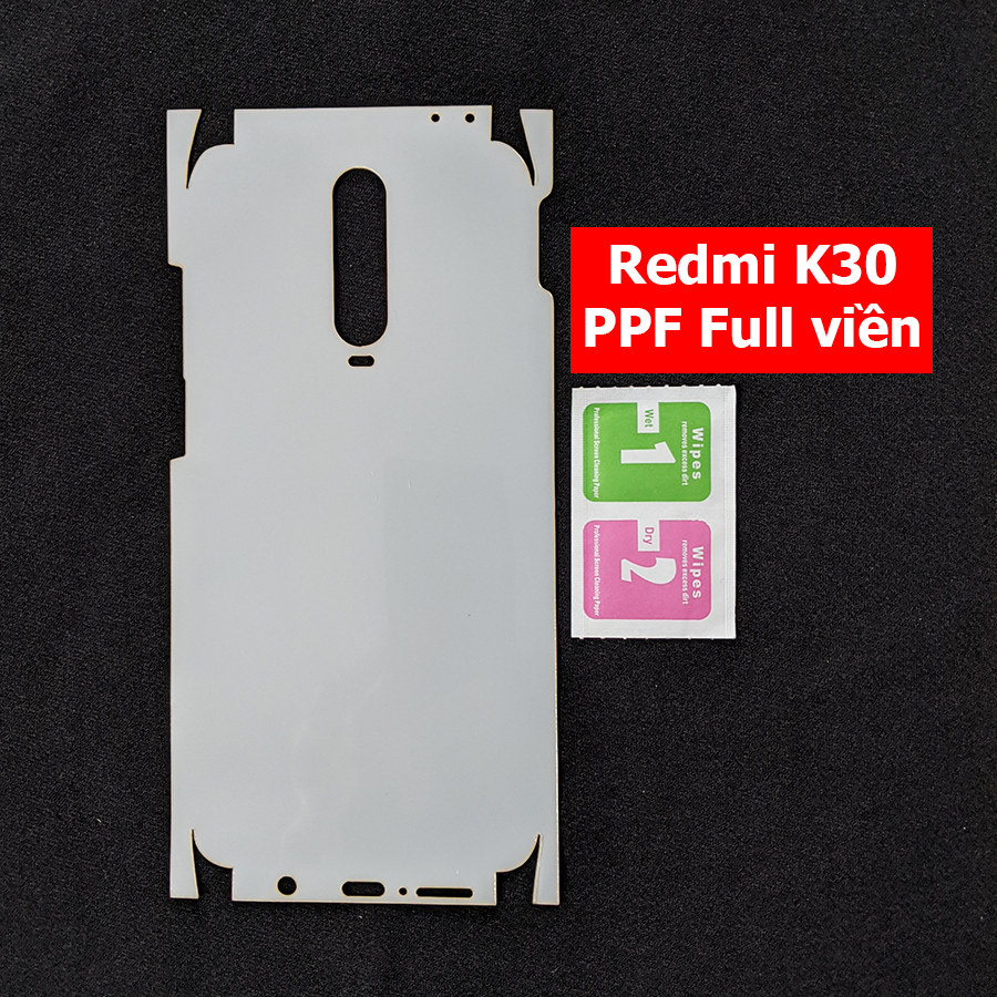Miếng dán PPF full viền Redmi K30