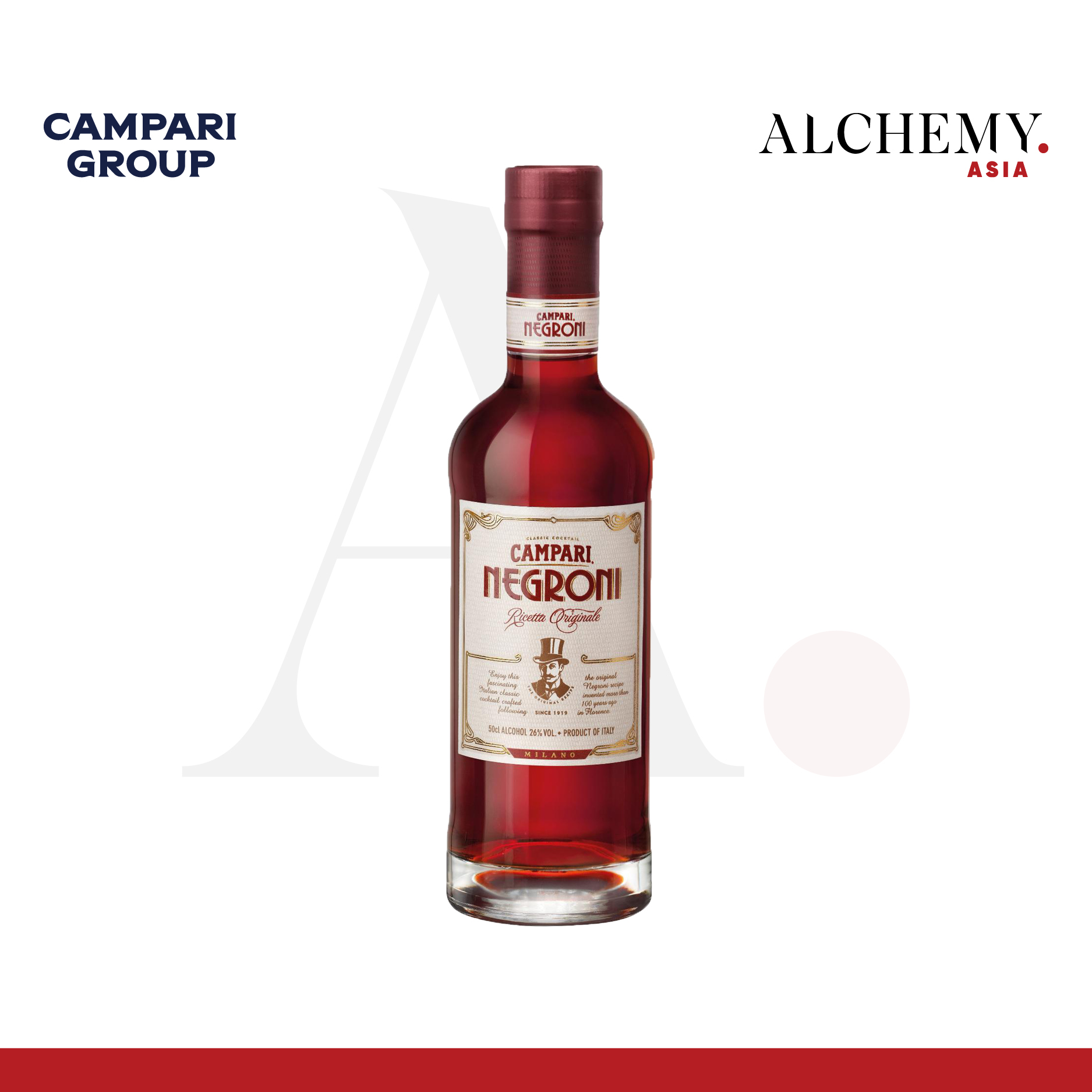 [MUA 2 TANG 1] [Trên 18 tuổi] [Chính hãng] Rượu Liqueur Campari Negroni 26% 500ml