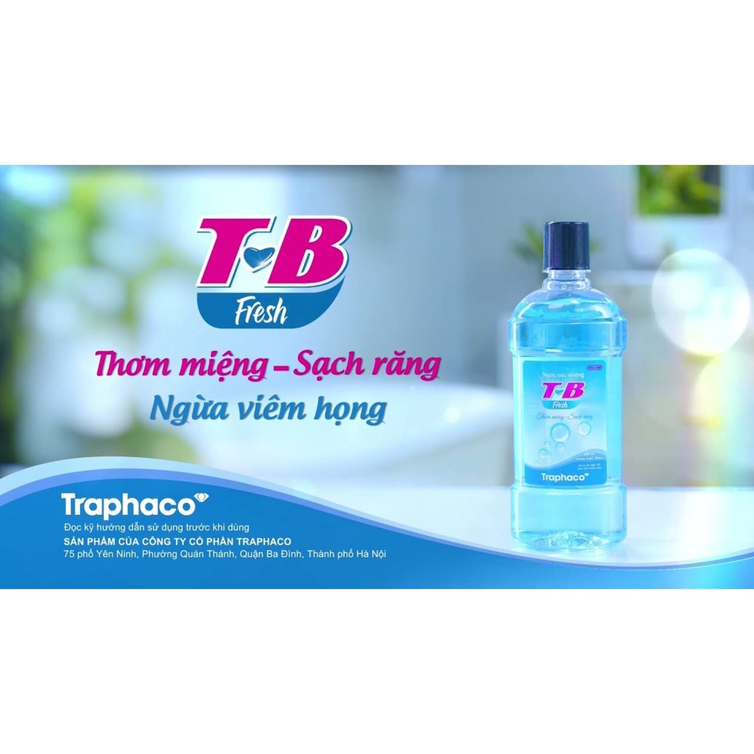 NƯỚC SÚC MIỆNG T-B FRESH (CHAI 500ML)