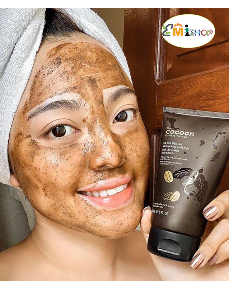 Tẩy da chết cà phê cocoon 150ml cho da mặt