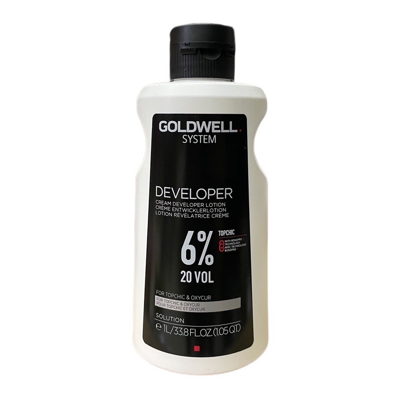 Dung môi pha màu nhuộm Oxy Goldwell Topchic 1000ml