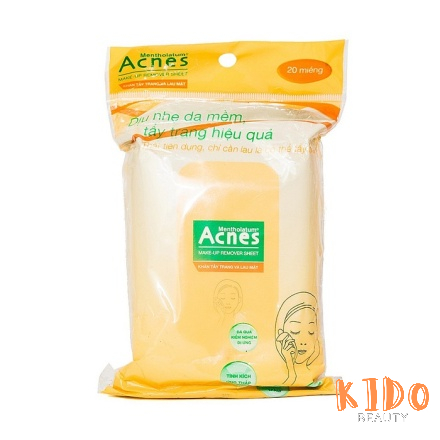 Acnes make-up remover sheet