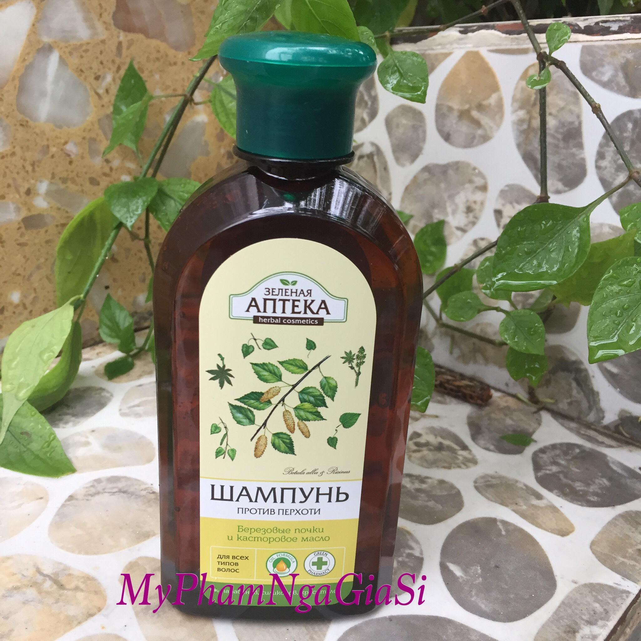[HCM]Dầu Gội Green Pharmacy làm sạch gàu