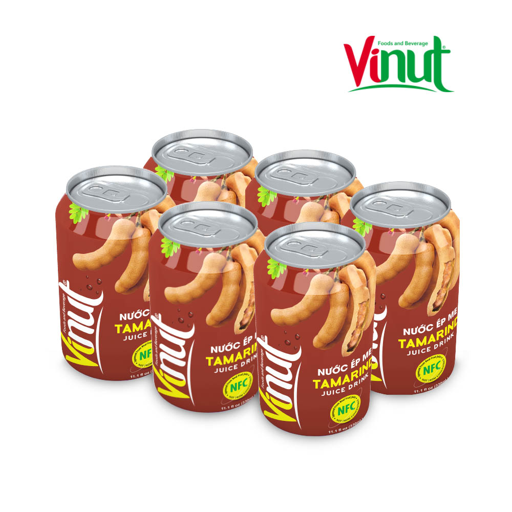 [LỐC 6 LON] Nước Ép Me Vinut 330ml