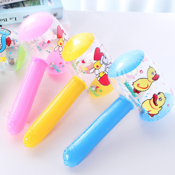 [HCM]BÓNG PHAO HÌNH BÚA BÓNG NHỰA PVC BƠM HƠI [ĐỒ CHƠI TRẺ EM]