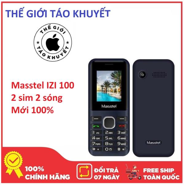 Điện thoại Masstel IZI 100 - 2 SIM - Mới 100% - Bảo hành 12 tháng - Thế Giới Táo Khuyết