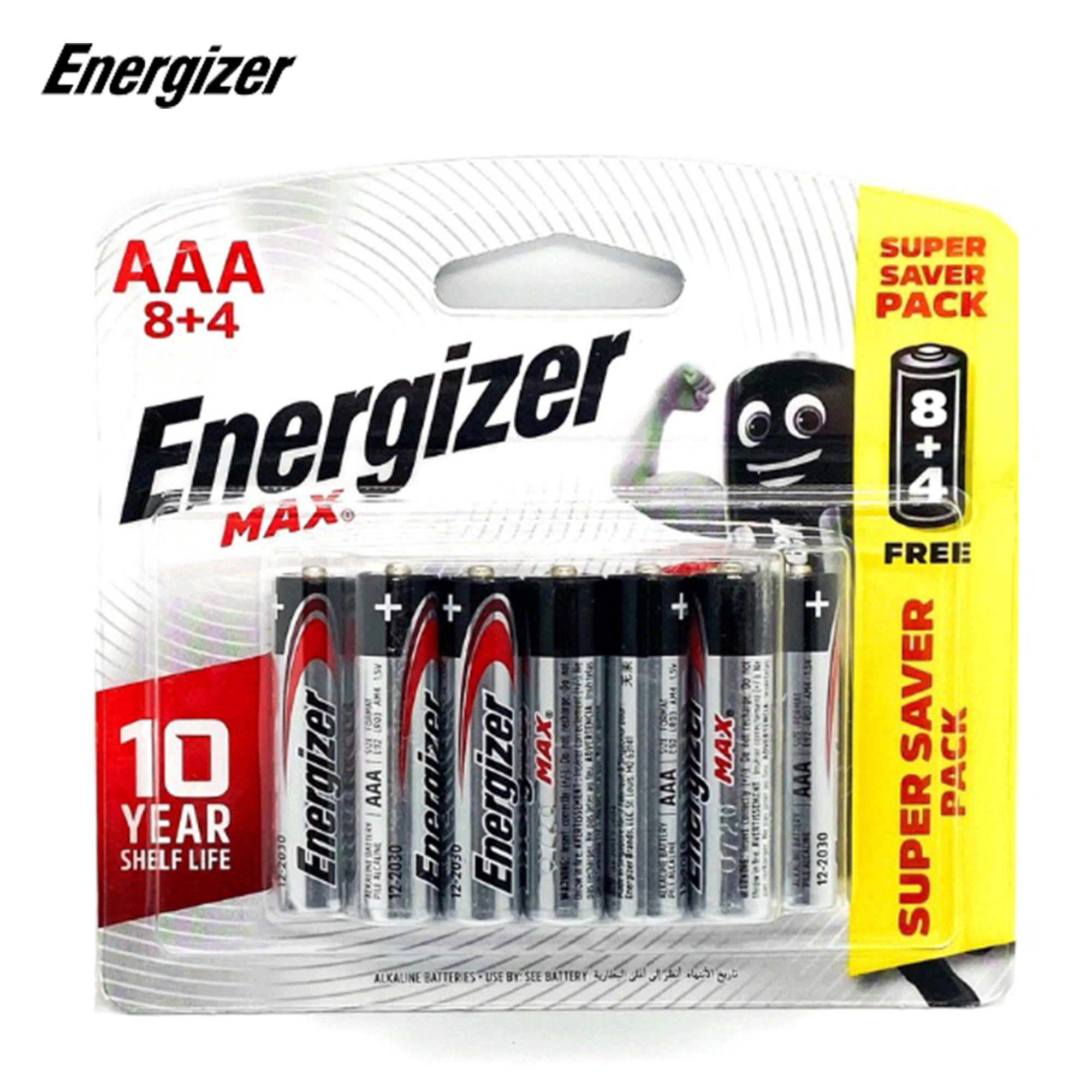 PIN AAA ENERGIZER MAX E92 Siêu Bền - Hàng chính hãng