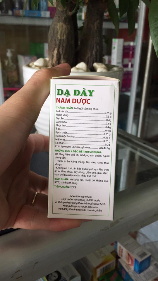Dạ dày Nam dược hộp 12 gói cốm