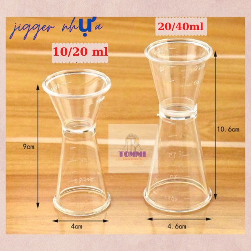 Ly Đong Jigger 2 Đầu Inox - Dụng Cụ Pha Chế