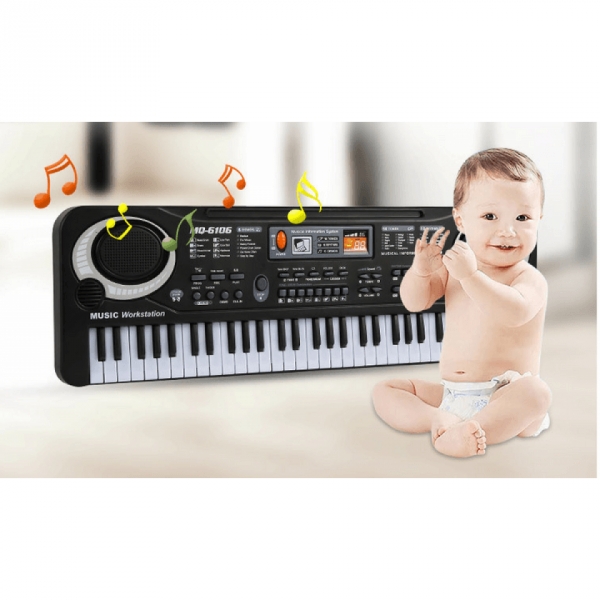 Đàn Piano Electronic Keyboard 61 Phím KÈM MIc tốt cho bé