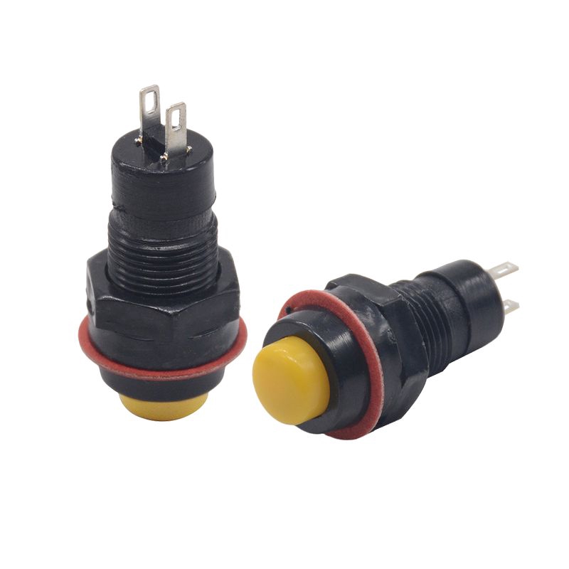 Nút Nhấn Nhả - Nút Reset 10mm DS-213 (thân nhựa)