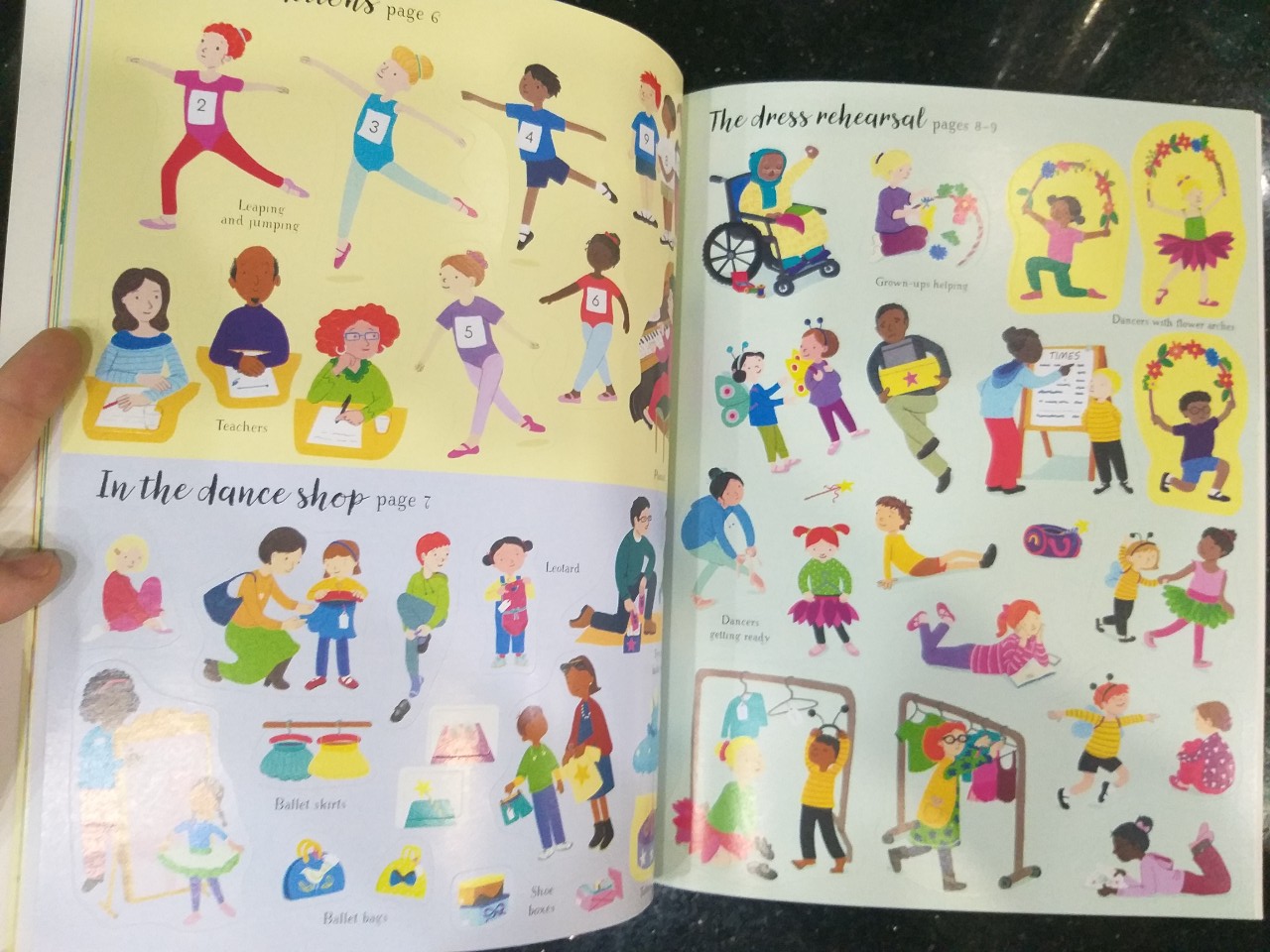 Usborne Sticker Book - Ballet show