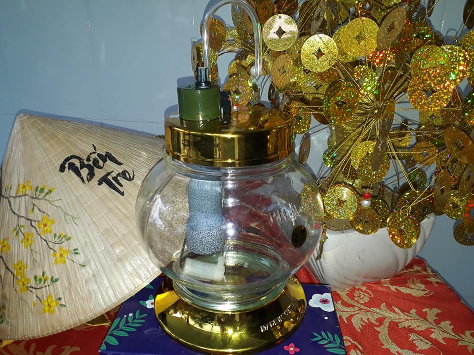 Bình rót rươu  tự động thủy tinh 2,7 lít cao cấp