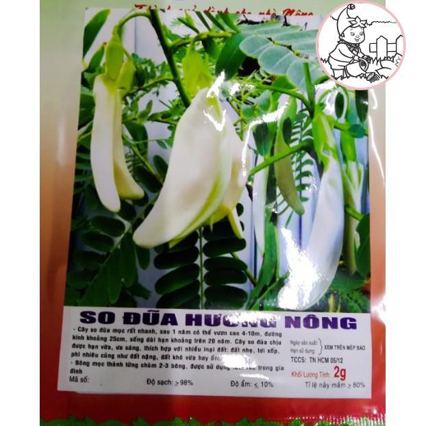 Hạt bông SO ĐŨA trắng - Gói 2 gram