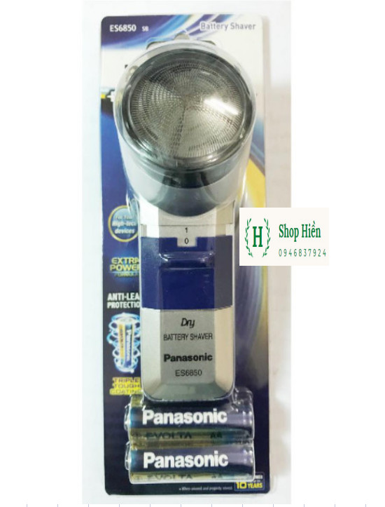 Máy cạo râu panasonic ES6850 made in Thailand (kèm 2 viên pin)