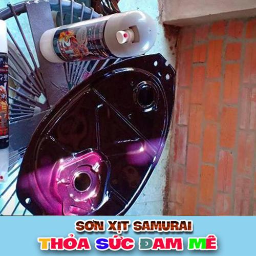 Combo sơn vỏ xe máy màu tím Dream