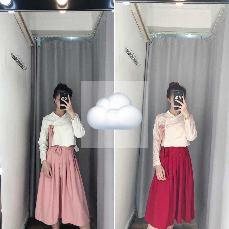Đầm Hanbok Cách Tân Hàn Quốc Cực Xinh Xắn