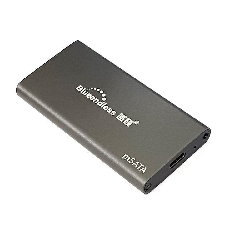 Box SSD mSATA USB3.1 type-C Blueendless M3C - BX04