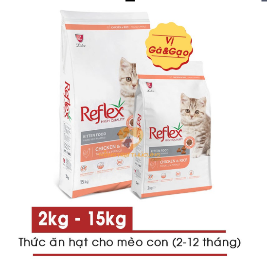 Reflex 15kg - HẠT MÈO REFLEX CHICKEN KITTEN (MÈO CON)