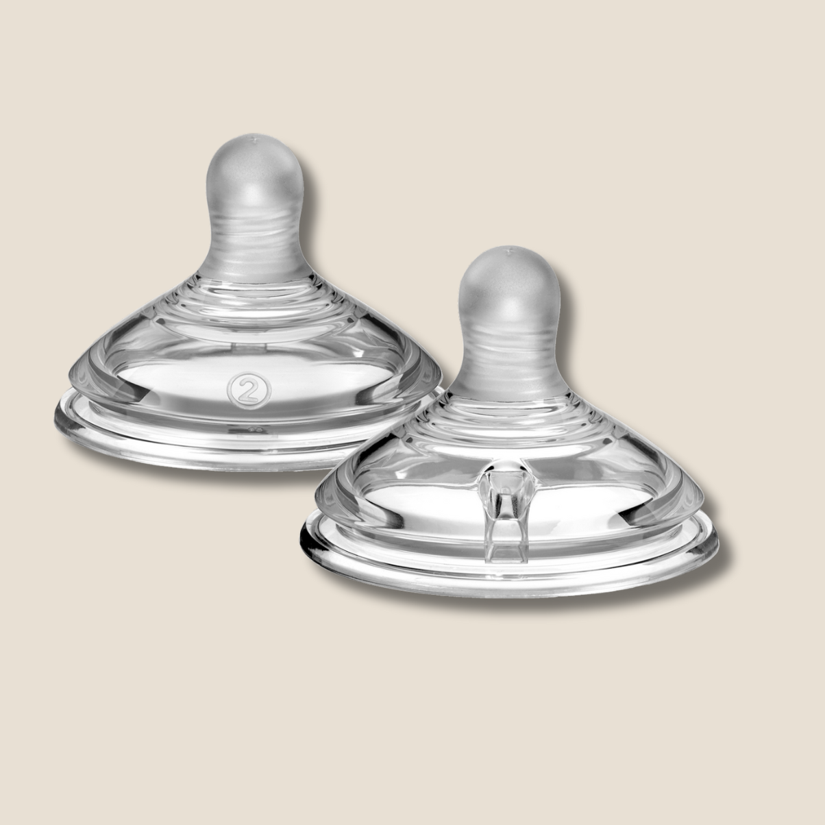 Núm ty silicon siêu mềm tự nhiên cho bé Tommee Tippee Natural Start Medium Flow 3-6 tháng (vỉ đôi, tách lẻ)