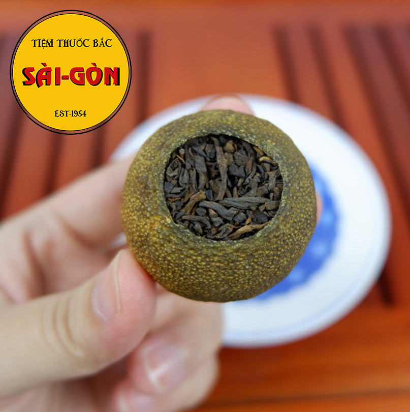 [HCM]Trà Phổ Nhĩ Quýt Vân Nam 5 viên