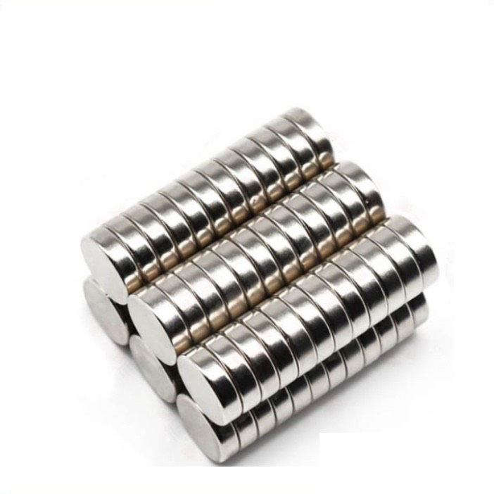Nam châm viên hình tròn 20x4mm (set 5v), nam châm trắng siêu hút