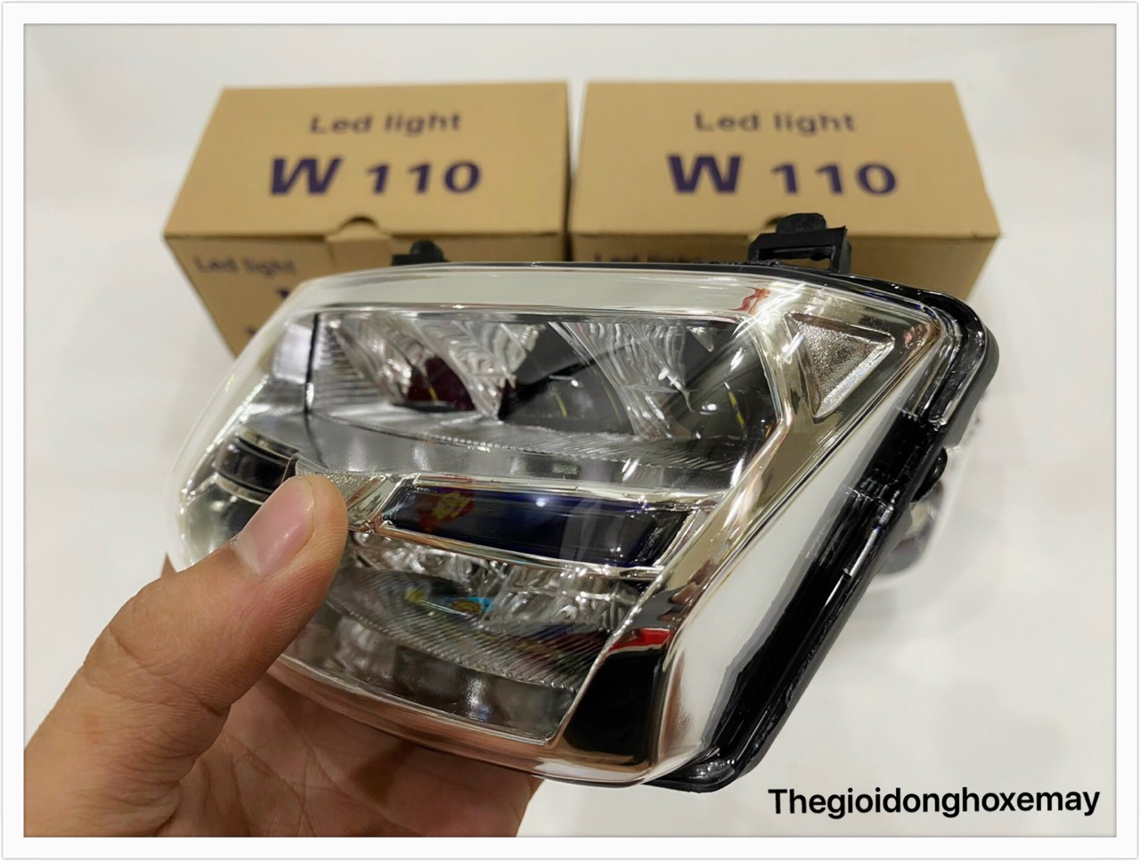 Chóa Đèn, Pha Đèn Led 2T Wave Thái 110
