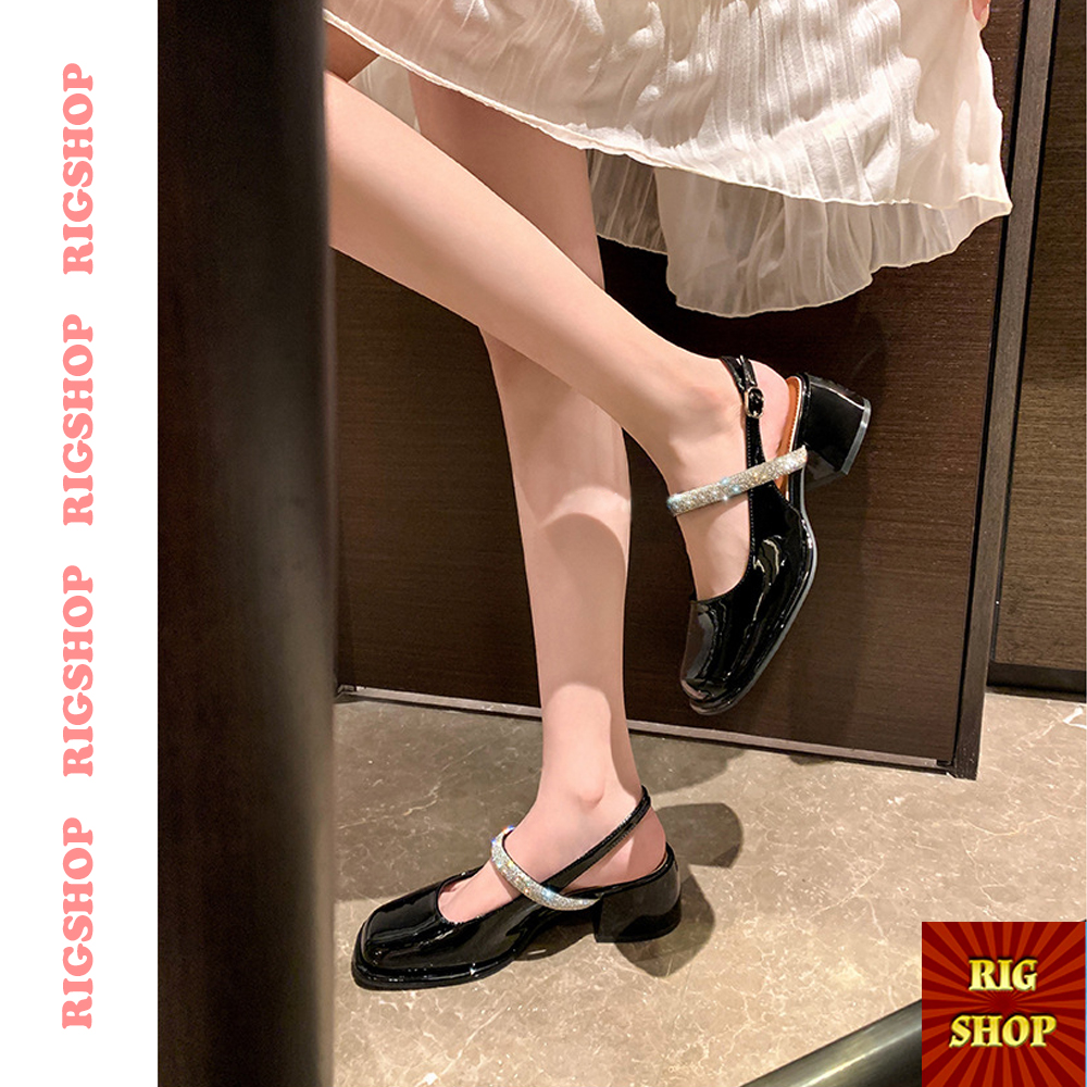 GIÀY CAO GÓT 6CM QUAI ĐÁ DÁNG SANDAL SIÊU SINH