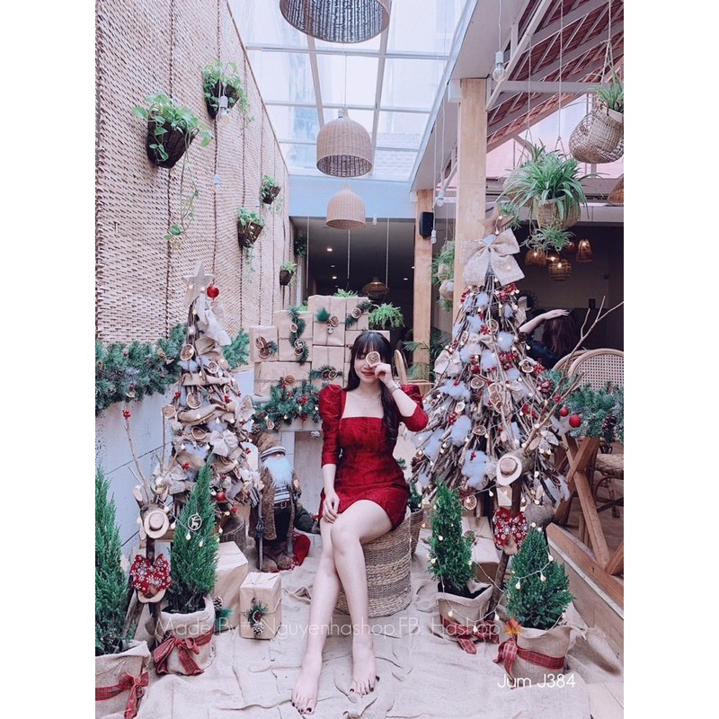 [HCM]Đầm Gấm Dự Tiệc #Bigsize 60=>90KG