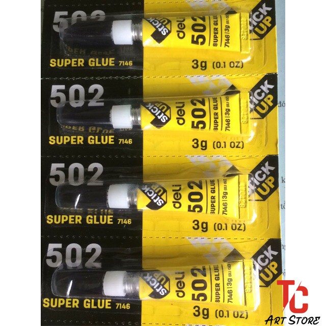 Keo 502 Deli 3G/ Tuýp - E7146