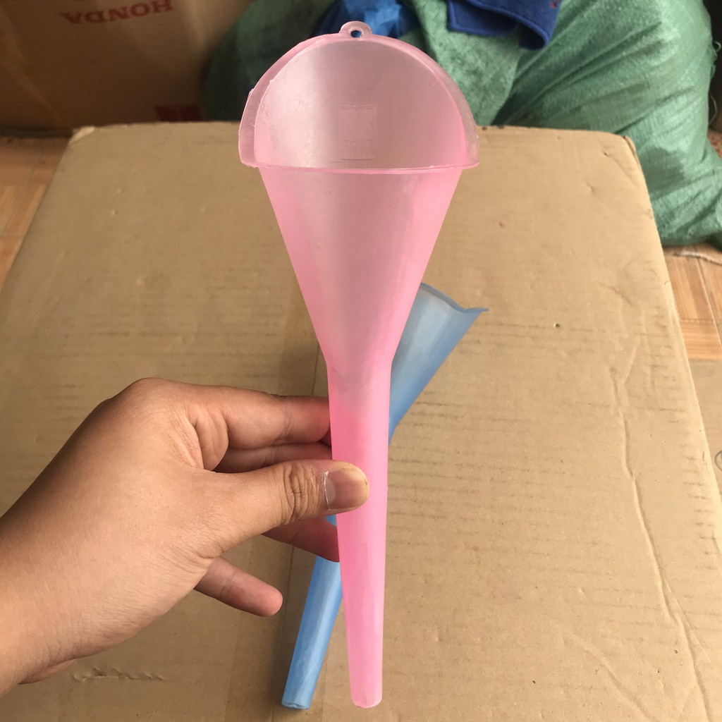 Phễu đổ dầu nhớt, phễu chiết dung dịch, (dầu nhớt) cổ cao dài