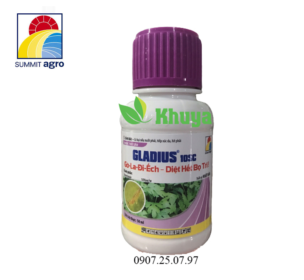 Thuốc trừ sâu gladius 10sc chai 50ml chuyên trừ bọ trĩ kháng thuốc
