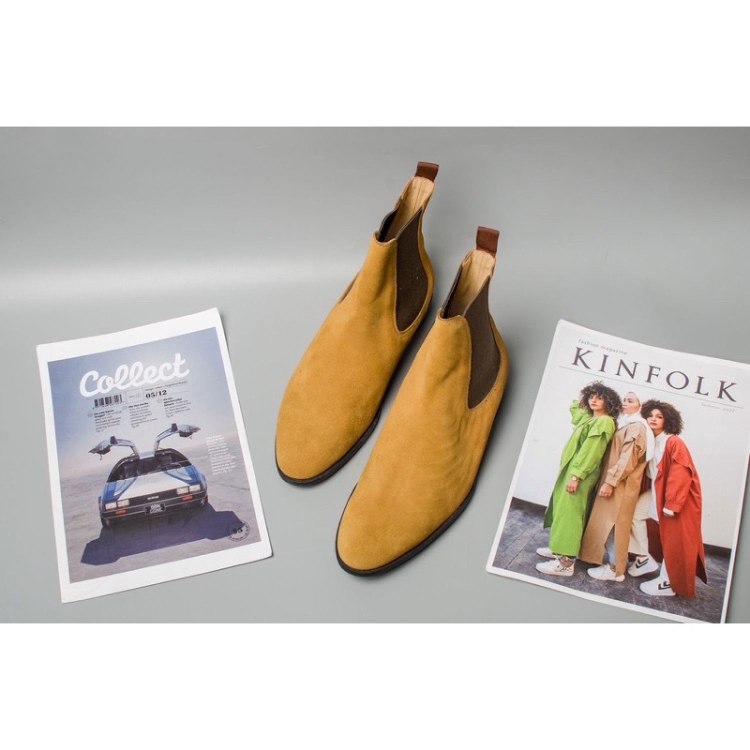 Giày Cao Cổ Chelsea Boot Chất Liệu Da Lộn Cao Cấp (VH 1914)