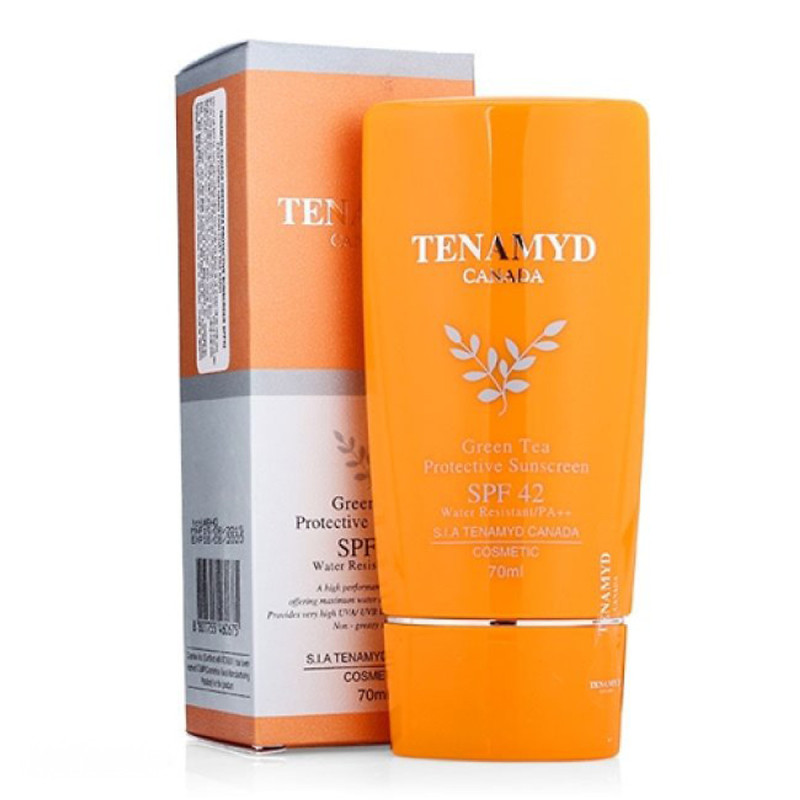 Kem Chống Nắng Tinh Chất Trà Xanh Green Tea Protective Sunscreen Tenamyd SPF42 nhập khẩu