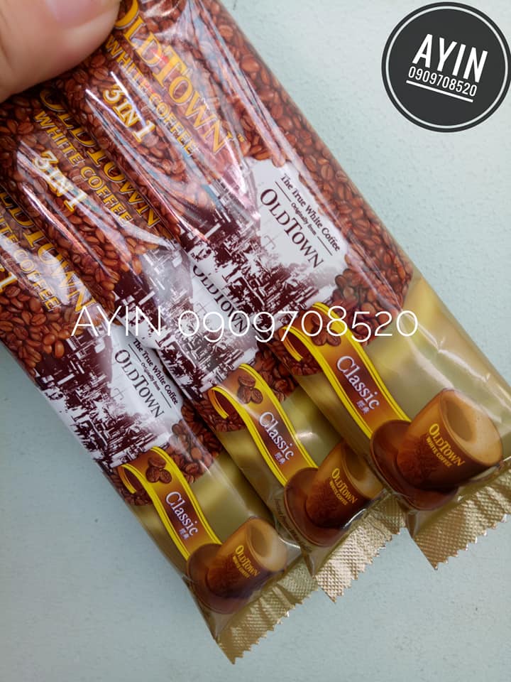 ( Bao Bì Mới ) Cà phê trắng Classic OldTown White Coffee Malaysia