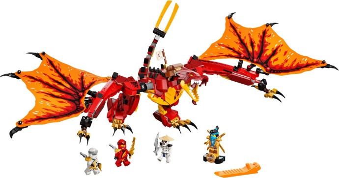 71753 LEGO Ninjago Legacy Fire Dragon Attack - Rồng phun lửa của KAI