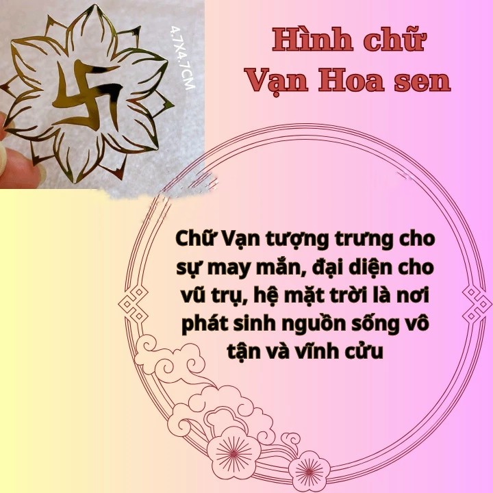 Miếng dán chú lăng nghiêm, Miếng dán chủng tự Om mani