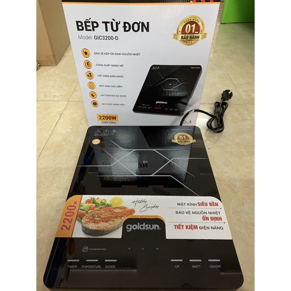 Bếp từ đơn GOLDSUN GIC3200-D chính hãng