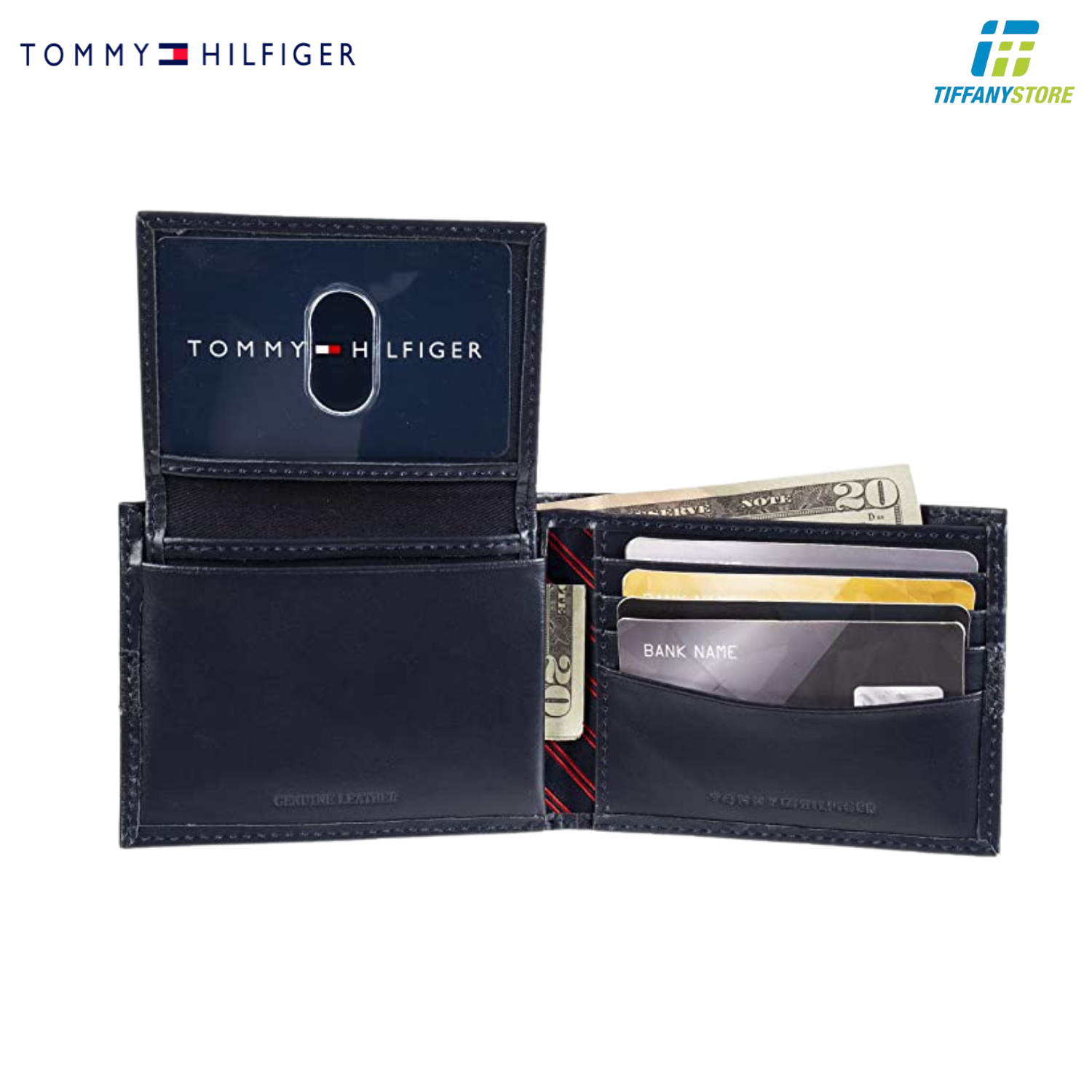 [HCM] Ví nam Tommy Hilfiger Mens Ranger Passcase 5673