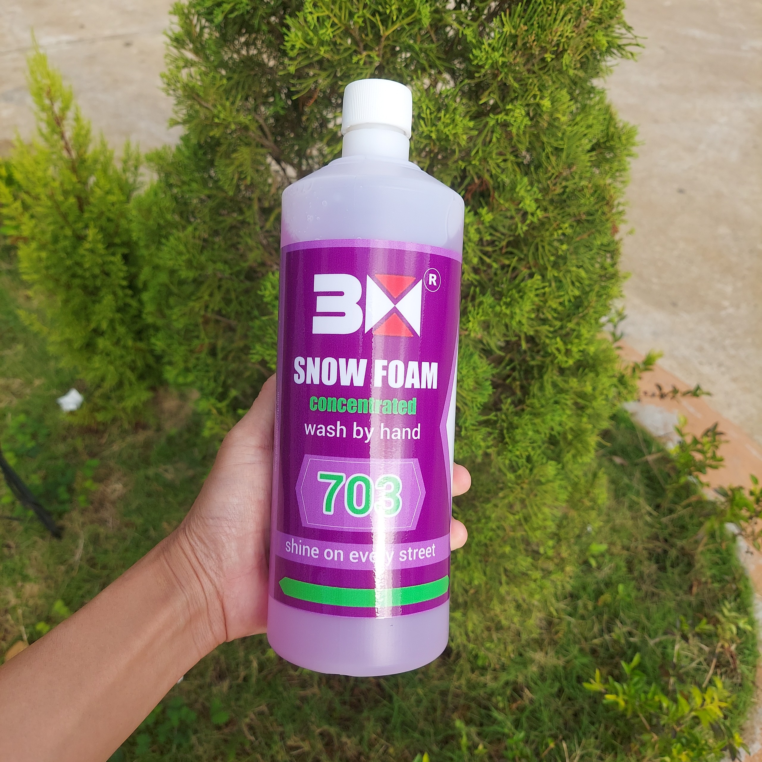 NƯỚC RỬA XE BỌT TUYẾT 3X CLEAN 1000ML