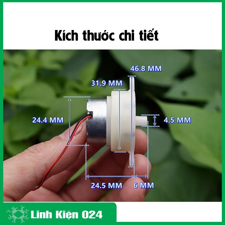 Động cơ giảm tốc JS30 6-12VDC 8-16.5 Vòng/phút