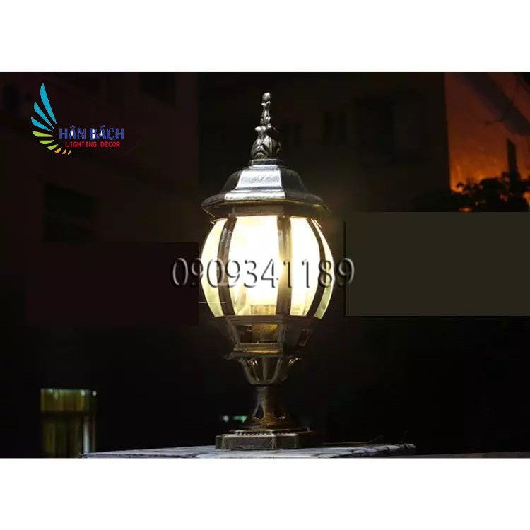 [HCM]Đèn trụ cổngđèn gắn đầu cột ngoài trời