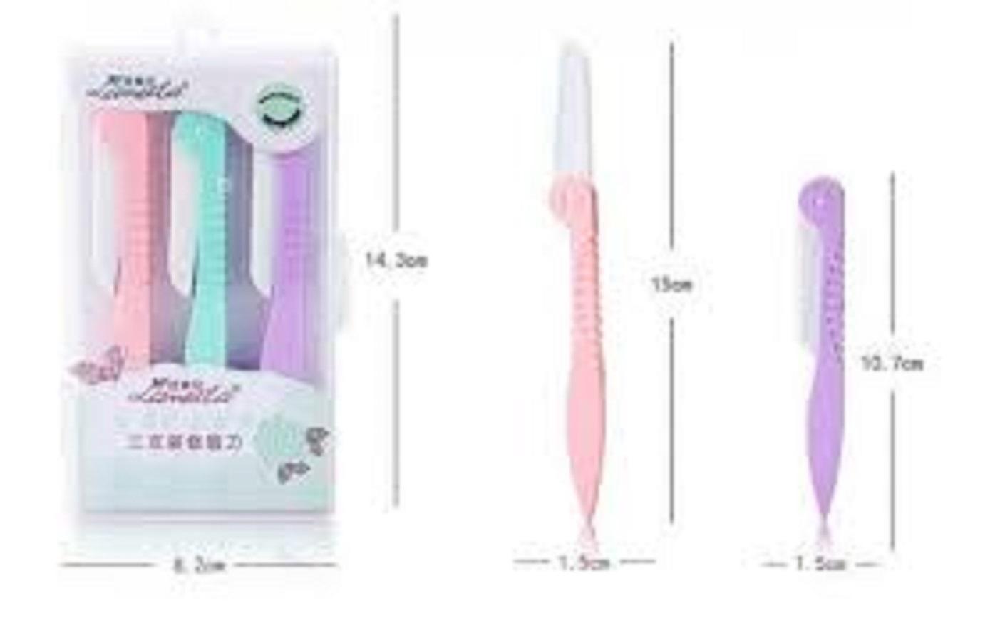 Dao cạo lông mày bộ 3 cái DC28