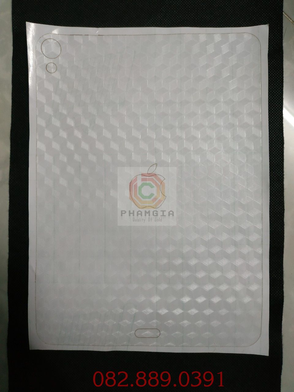 Miếng dán mặt lưng skin carbon dành cho iPad Pro 11